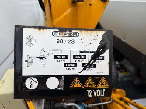 Mercedes-Benz 516CDI Kipper/Afzet systeem + EFFER 28/2S Kraan Airco Trekhaak Remote Control EURO 6 | Van Nierop BV [13]