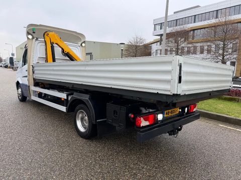 Mercedes-Benz 516CDI Kipper/Afzet systeem + EFFER 28/2S Kraan Airco Trekhaak Remote Control EURO 6 | Van Nierop BV [7]