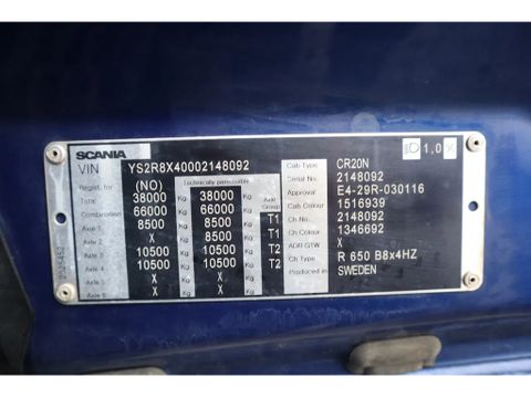 Scania
| 8X4 | FULL STEEL | BIG AXLES | RETARDER | EURO 6 | Hulleman Trucks [20]