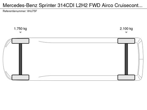 Mercedes-Benz 314CDI L2H2 FWD Airco Cruisecontrol EURO 6 | Van Nierop BV [16]
