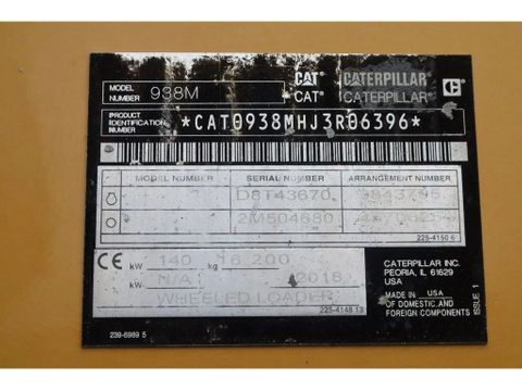 Caterpillar
938 M | 2X BUCKET | JIB | FORKS | BSS | GOOD CONDITION | Hulleman Trucks [20]