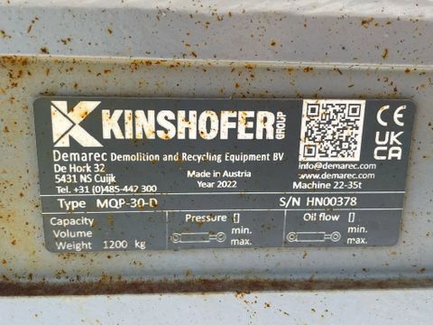 Demarec
MQP-30-D JAW | DEMOLITION SHEAR | PULVERIZER | Hulleman Trucks [16]