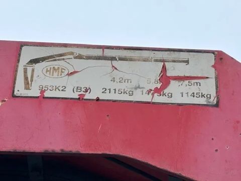 DAF -180CF WITH HOOK-ARM CONTAINER SYSTEM & HMF CRANE (EURO 2 / ZF MANUAL GEARBOX / P.T.O.) | Engel Trucks B.V. [16]