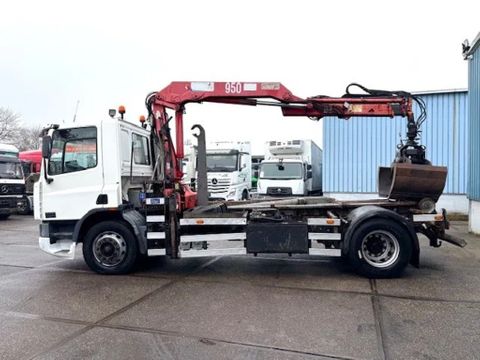 DAF -180CF WITH HOOK-ARM CONTAINER SYSTEM & HMF CRANE (EURO 2 / ZF MANUAL GEARBOX / P.T.O.) | Engel Trucks B.V. [5]