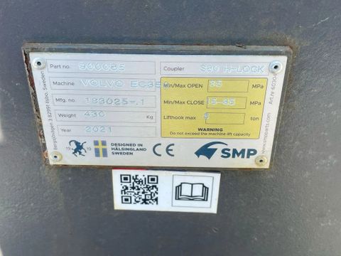 SMP
S80 H-LOCK | QUICK COUPLER | SCHNELLWECHSLER | NEW / UNUSED | Hulleman Trucks [18]