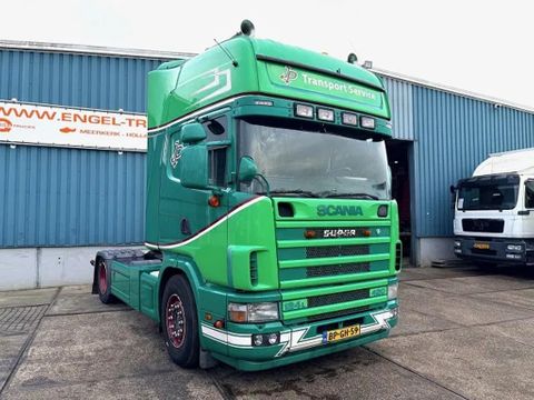 Scania L TOPLINE ORIGINAL DUTCH SHOW TRUCK (EURO 3 / 12 GEARS MANUAL GEARBOX / RETARDER / AIRCONDITIONING / SPECIAL INTERIOR) | Engel Trucks B.V. [2]