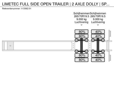 Limetec
FULL SIDE OPEN TRAILER | 2 AXLE DOLLY | SPECIAL | Hulleman Trucks [14]