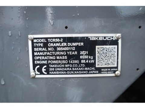 Takeuchi
TCR50-2 | ROTATING DUMPER | LOW HOURS | AIRCO | Hulleman Trucks [20]