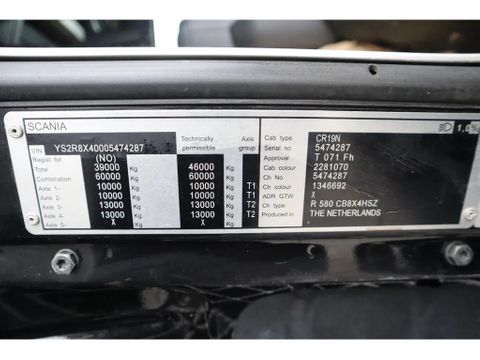 Scania
| 46 TON | RETARDER | BIG AXLES | EURO 6 | Hulleman Trucks [20]