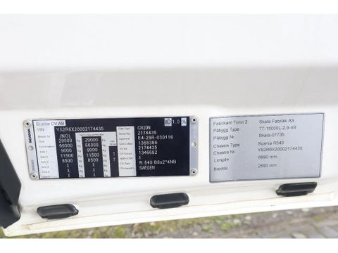 Scania
| 6X2*4 | RETARDER | ISOLATED | 15.000L | LAIT/MILK/MILCH | EURO 6 | Hulleman Trucks [21]