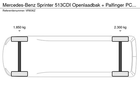 Mercedes-Benz 513CDI Openlaadbak + Palfinger PC2700 Kraan Airco Cruisecontrol Trekhaak EURO 6 | Van Nierop BV [22]