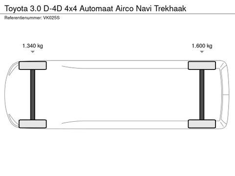 Toyota 3.0 D-4D 4x4 Automaat Airco Navi Trekhaak | Van Nierop BV [27]
