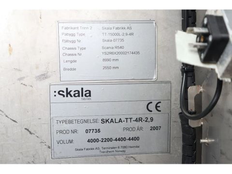 Scania
| 6X2*4 | RETARDER | ISOLATED | 15.000L | LAIT/MILK/MILCH | EURO 6 | Hulleman Trucks & Machinery B.V. [22]