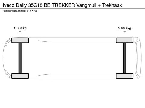 Iveco 35C18 BE TREKKER Vangmuil + Trekhaak | Van Nierop BV [12]