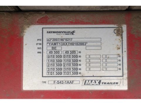Max Trailer
MAX 100 | 3-AXLE | LIFT DECK | SLIDING RAMPS | Hulleman Trucks & Machinery B.V. [20]
