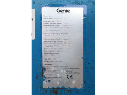 Genie
S-65 | 22 METER | 227 KG | Hulleman Trucks & Machinery B.V. [17]