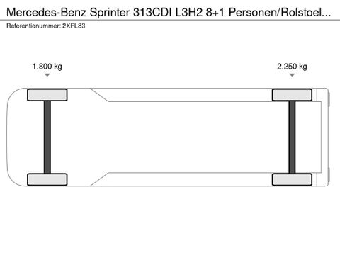 Mercedes-Benz 313CDI L3H2 8+1 Personen/Rolstoel Vervoer Automaat Airco EURO 6 | Van Nierop BV [15]