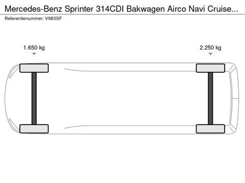 Mercedes-Benz 314CDI Bakwagen Airco Navi Cruisecontrol EURO 6 | Van Nierop BV [21]