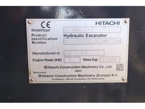 Hitachi
ZX300 LC-7 | ROTOTILT | BUCKET | Hulleman Trucks & Machinery B.V. [20]