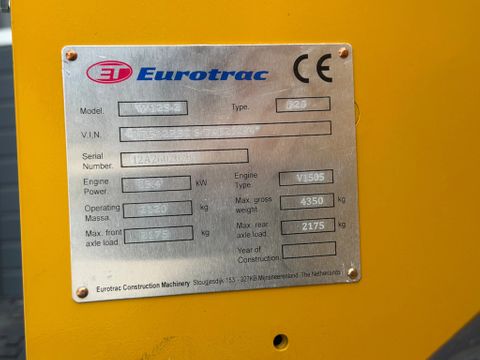Eurotrac W12 S Shovel/Wielader Snelwissel Extra Functie + Puinbak & Lepels NIEUW | Van Nierop BV [20]