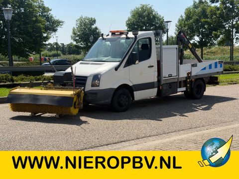Volkswagen 2.5TDI Openlaadbak Airco Cruisecontrol HIAB 013T + Veeg Machine / Borstel MARGE | Van Nierop BV [1]