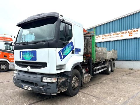 Renault .26G 6x2 PALFINGER / KIPPER (MECHANICAL PUMP / EURO 2 / 10 TIRES / ZF16 MANUAL GEARBOX / P.T.O. / ETC.) | Engel Trucks B.V. [1]