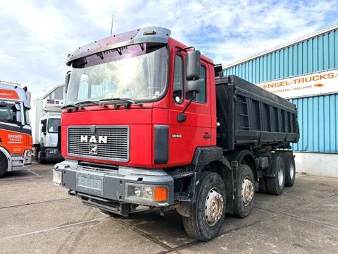 MAN .403DF 8x4 MEILLER KIPPER (EURO2 / ZF16 MANUAL GEARBOX / FULL STEEL SUSPENSION / 13.000 KG. REDUCTION AXLES / ETC.) | Engel Trucks B.V. [1]