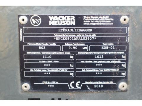 WACKER NEUSON
E08-01 | DUTCH | 3 BUCKETS | RIPPER | Hulleman Trucks & Machinery B.V. [15]
