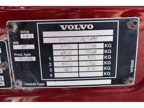 Volvo
4X4+1 CHASSIS EURO 3 FULL STEEL SUSPENSION (6X4) | Hulleman Trucks & Machinery B.V. [20]