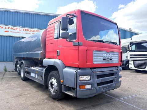 MAN A 6x2 15.000 WATERTANK (ZF16 MANUAL GEARBOX / STEEL SUSPENSION FRONT-AXLE / LIFT-AXLE / COUNTER / PUMP)ETC. | Engel Trucks B.V. [2]