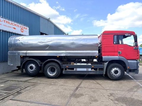 MAN A 6x2 15.000 WATERTANK (ZF16 MANUAL GEARBOX / STEEL SUSPENSION FRONT-AXLE / LIFT-AXLE / COUNTER / PUMP)ETC. | Engel Trucks B.V. [4]