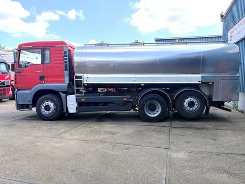 MAN A 6x2 15.000 WATERTANK (ZF16 MANUAL GEARBOX / STEEL SUSPENSION FRONT-AXLE / LIFT-AXLE / COUNTER / PUMP)ETC. | Engel Trucks B.V. [5]