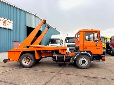 MAN F90 (6-CILINDER) FULL STEEL SUSPENSION CHASSIS WITH CONTAINER SYSTEM (6-CILINDER ENGINE (NO ELECTRONICS!!) / FULL STEEL SUSPENSION / MANUAL GEARBOX / P.T.O.) | Engel Trucks B.V. [4]
